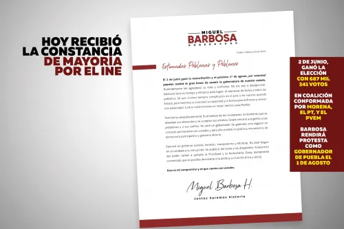 Un gobierno ciudadano y de rostro humano, el compromiso de Barbosa con los poblanos