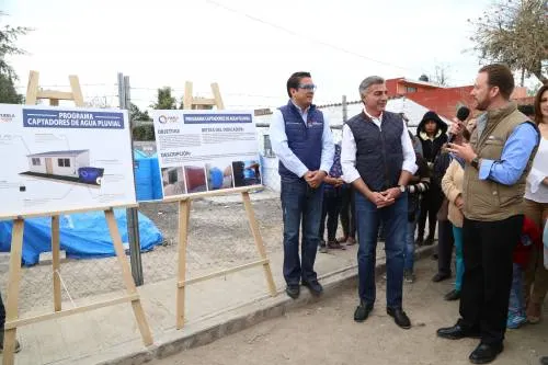 Tony Gali y Luis Banck garantizan agua de calidad para los poblanos