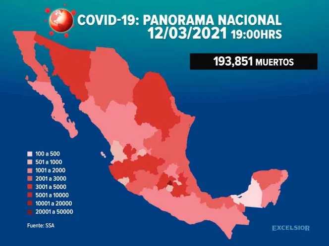 Incrementan las muertes por covid-19