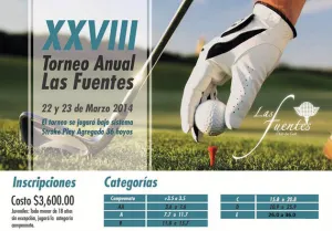 Próximo fin de semana se realizará el XXVIII Torneo Anual Las Fuentes