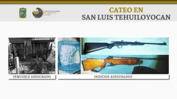 Fiscalía de Puebla catea inmueble en San Andrés Cholula