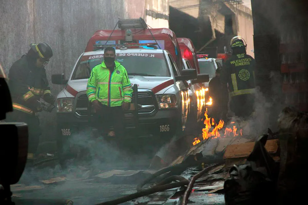Incendio Taqueria Esteban De Antunano