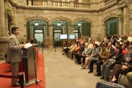ERP devela inscripción del Gral. Ignacio Zaragoza en el Palacio Municipal
