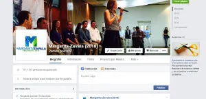 Destapan a Margarita Zavala en Facebook?