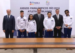 Moreno Valle recibe en Casa Puebla a atletas paralímpicos poblanos