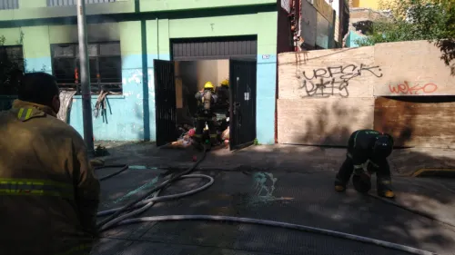 Se incendia casa del Centro; no hubo personas lesionadas