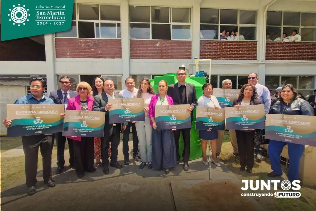 Texmelucan Captadores Agua Pluvial Escuelas