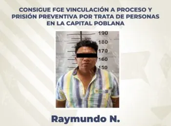 Consigue FGE vinculación a proceso y prisión preventiva por delitos de trata de personas en la capital poblana