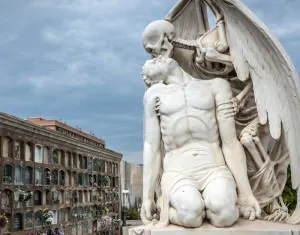 La historia del beso de la muerte