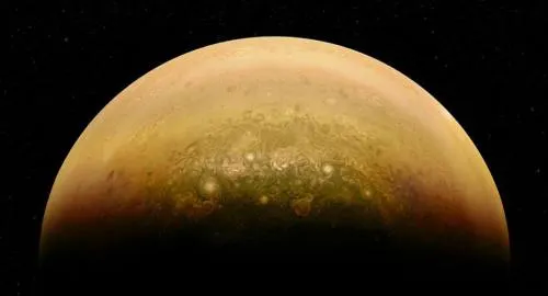 La NASA muestra una impresionante tormenta sobre la superficie de Júpiter