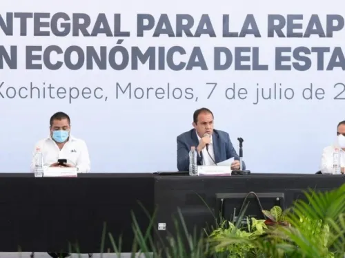 Presenta Blanco plan integral para reactivación económica de Morelos