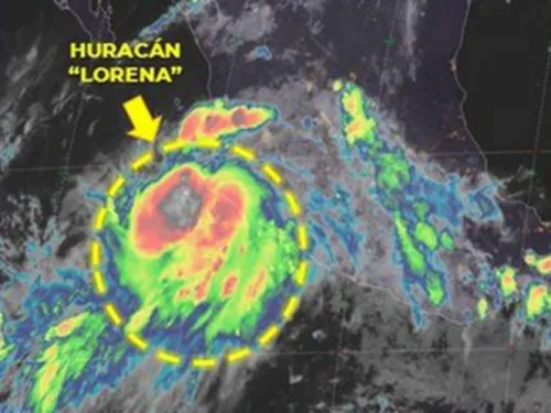‘Lorena’ se convierte en huracán categoría 1