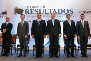 David Villanueva presenta el Informe de Resultados, Fiscalización y Rendición de Cuentas 2016