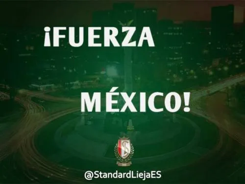 Equipos y jugadores mandan fuerza a México tras sismo
