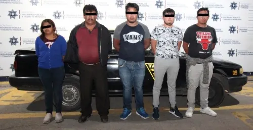 Desarticuló SSPTM de Puebla a banda posiblemente dedicada al robo a transporte público
