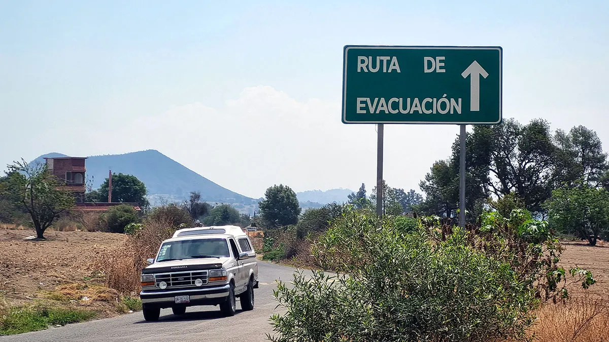 Ruta De Evacuacion Volcan Popocatepetl
