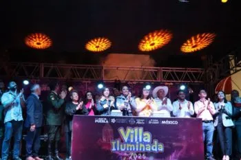 ¡Se enciende la magia en Atlixco!, Ariadna Ayala inauguró la Villa Iluminada 2025