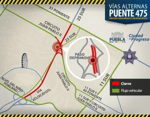 Ayuntamiento mantendrá cierres viales en puente 475