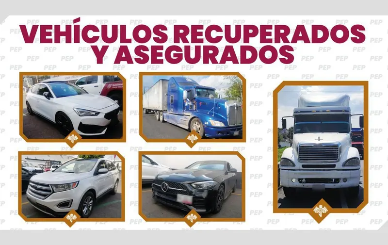 Desmantela SSP a banda dedicada al robo de transporte de carga