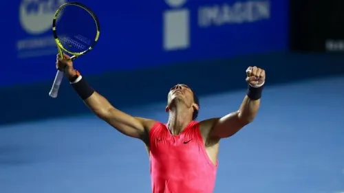 Nadal es el rey del Abierto Mexicano por tercera vez