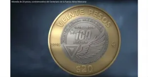 Banco de México presenta moneda de 20 pesos