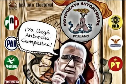 Antorcha Campesina será partido estatal, gracias a Podemos Puebla