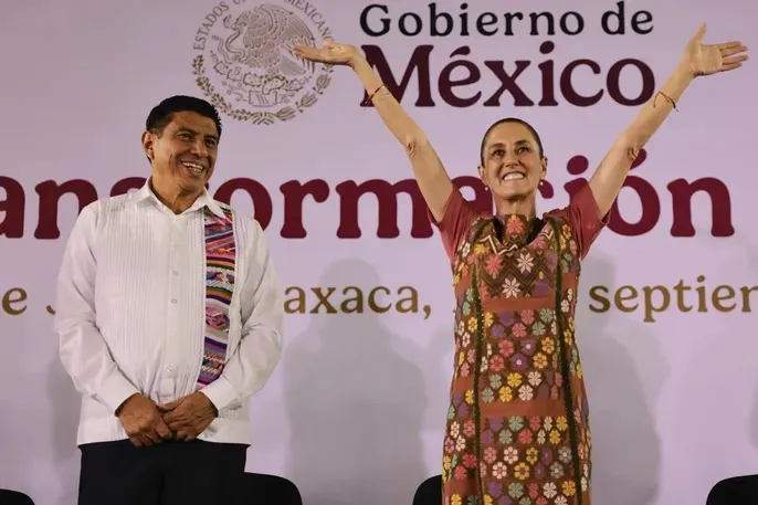 Claudia Sheinbaum en Oaxaca