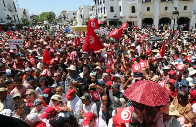 Manifestación Túnez