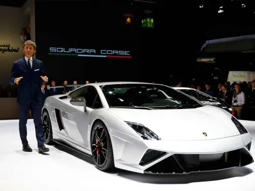 Este es el Lamborghini Gallardo que chocó Romero