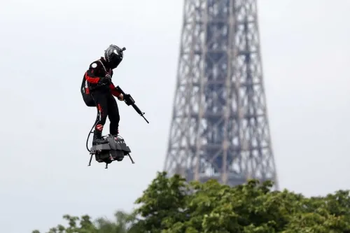 Soldado volador, la sensación en Francia