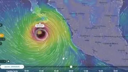 Advierten formación de huracán “Fausto”, podría pasar por Sinaloa