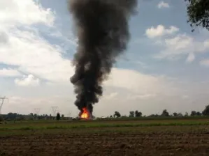 Fuego controlado de Pémex provoca pánico