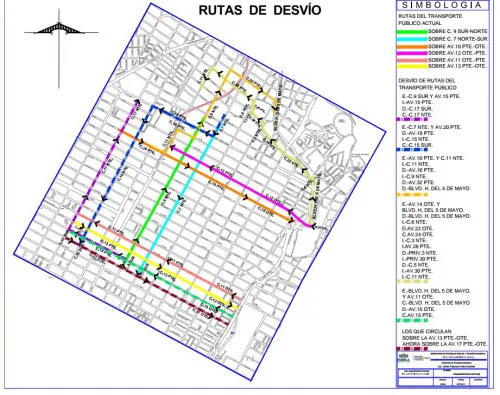 Para movilidad segura, cambio temporal de recorridos de transporte público en el CH