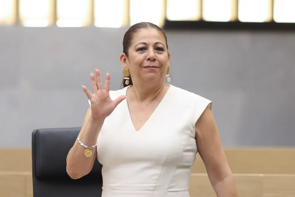 Laura Artemisa García Chávez, presidenta del Congreso local