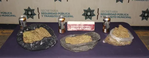 Aseguró SSC de Puebla alrededor de 1.5 kilogramos de posible marihuana