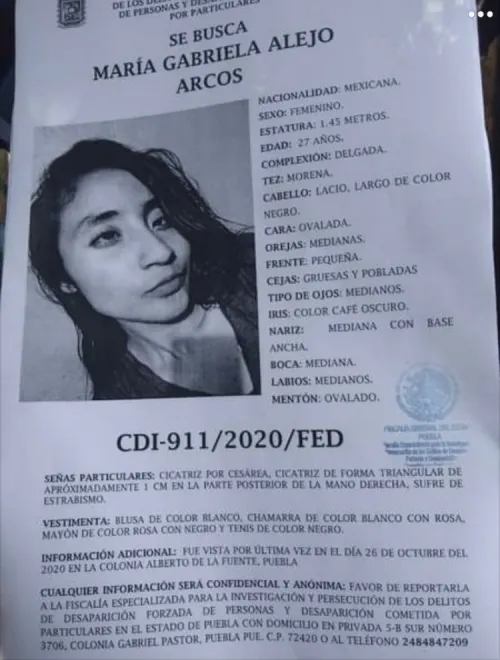 Cuerpo hallado en Sanctorum corresponde a joven reportada como desaparecida