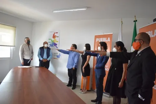 Toman protesta a la Coordinadora Operativa Municipal de MC en Puebla