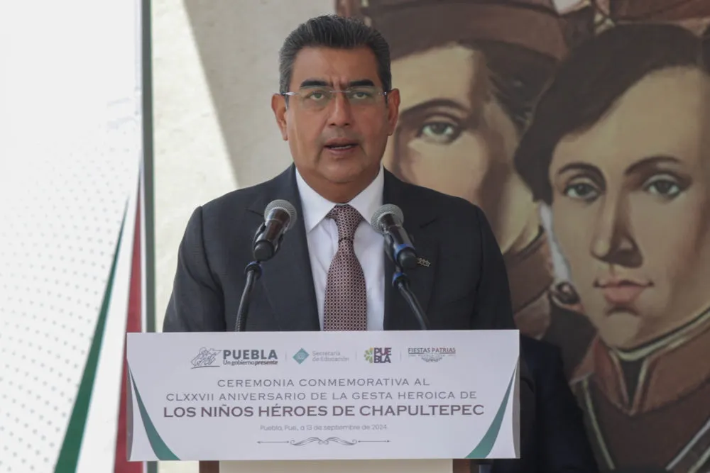 Gobernador de Puebla garantiza paz social para fiestas patrias pese a recientes hechos delictivos
