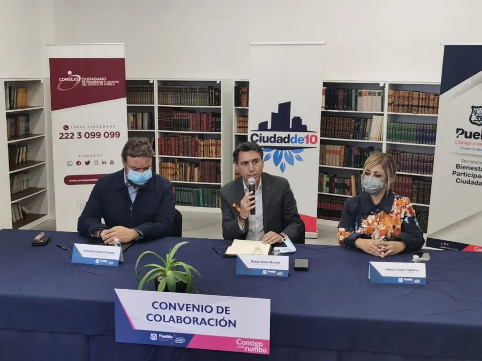 Bienestar municipal y CCSyJ firman convenio de colaboración para ampliar esquemas de seguridad ciudadana