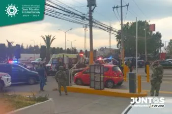 Hombres armados atacan a dos personas en San Martín Texmelucan y huyen a Tlaxcala