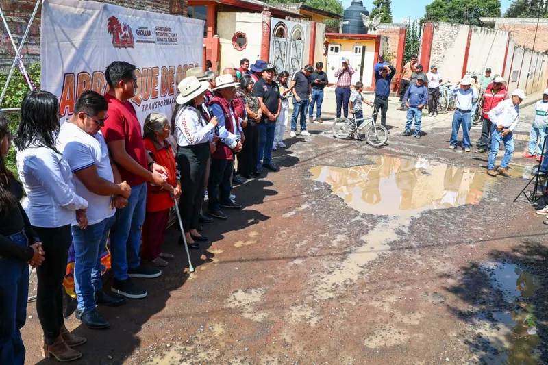 San Pedro Cholula inicia obras de rehabilitación en Santiago Momoxpan y San Diego Cuachayotla