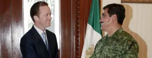Luis Banck sostuvo reunión con el Comandante de la 25 Zona Militar