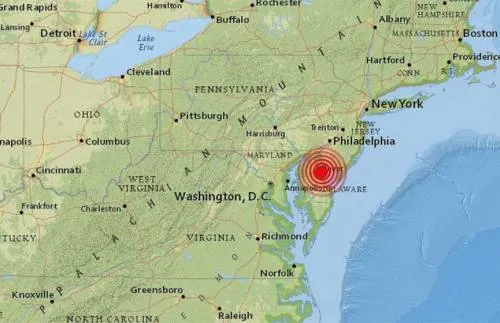 Inusual sismo de 4.4 grados sorprende a la Costa Este de EU