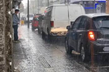 Entrada del ciclón tropical Uno ocasiona fuertes lluvias con granizo en Puebla
