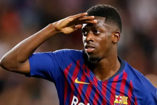 Ousmane Dembélé dejará al Barcelona cinco semanas por lesión muscular