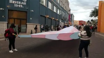 Colectivas marchan para exigir la aprobación de la Ley Agnes