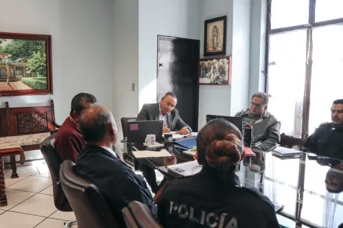 Gobierno de Atlixco analiza resultados en materia de seguridad a través de mesas de trabajo