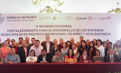 Concluye SIPINNA Puebla primera capacitación regional