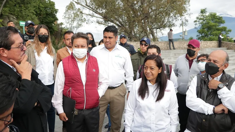 preparativos para el Huey Atlixcayotl