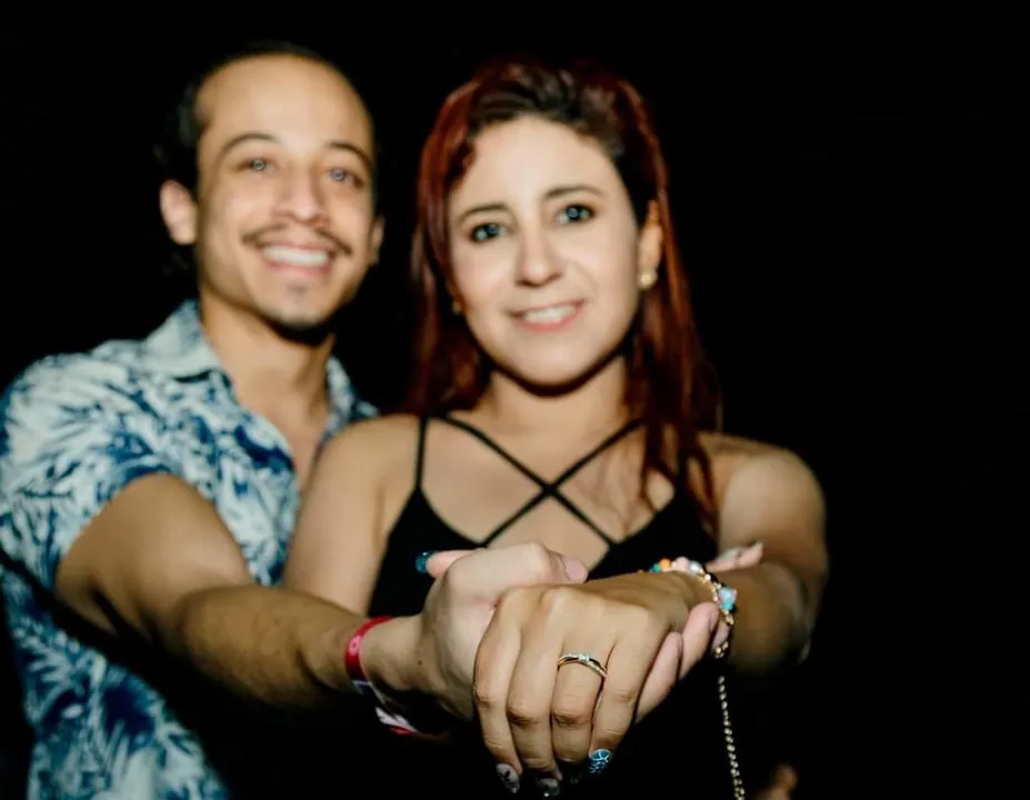 Aline y Antonio/ Foto: Twitter